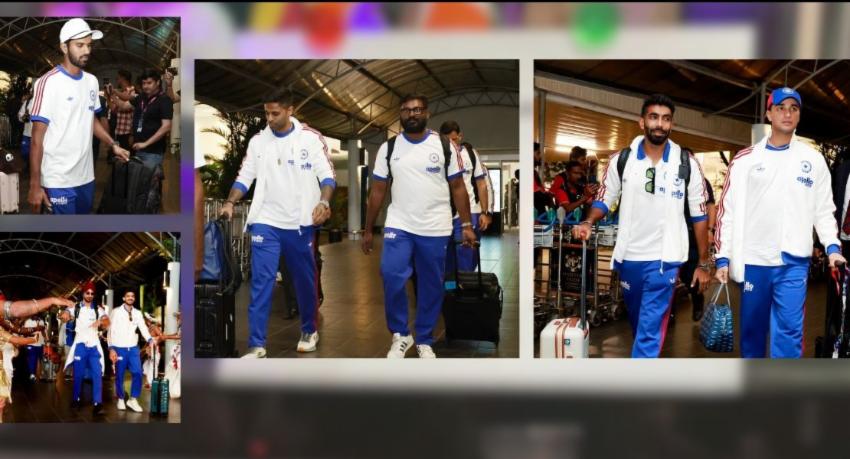 India Cricket Team Arrives in Sri Lanka